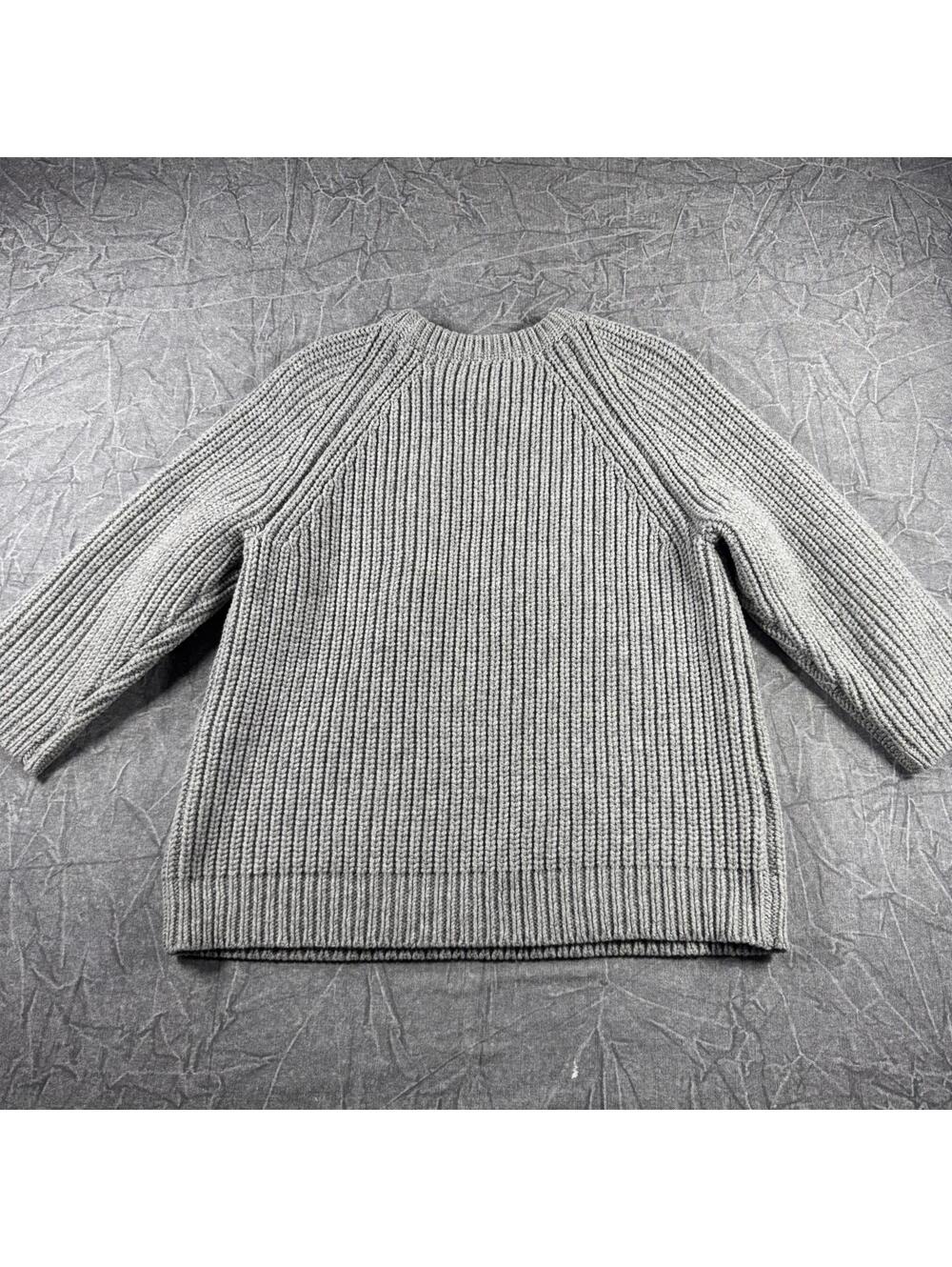 J-Crew Sweater Women's S Grey 100% Lambswool Heavy - Picture 7 of 7